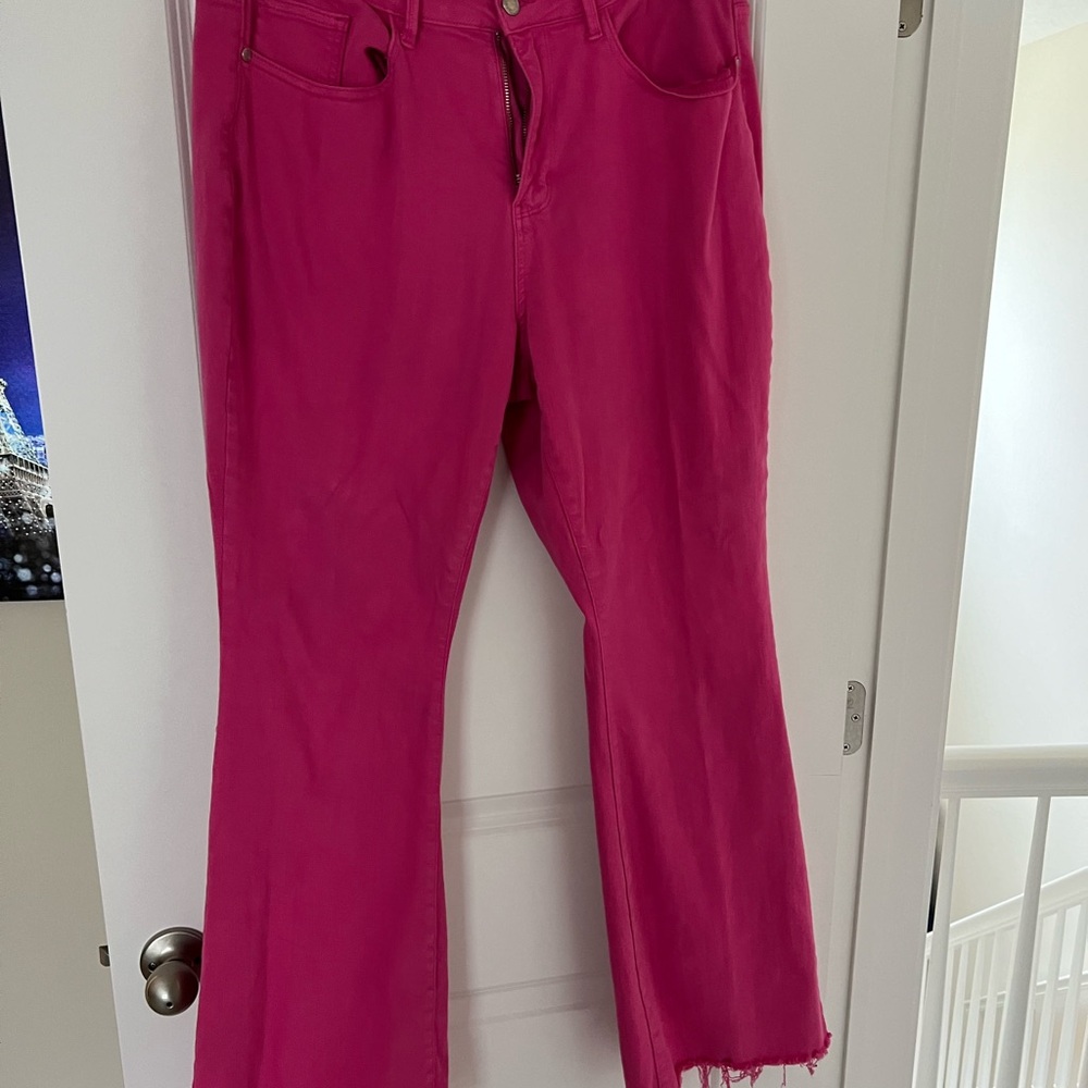 Judy Blue hot pink jeans size 18w.